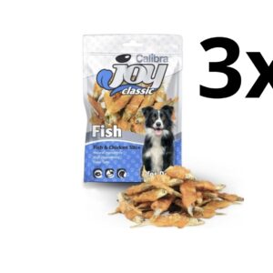 Calibra Joy Dog Classic Fish & Chicken Slice 3x  80 g