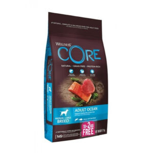 Wellness Core Wellness Dog Ocean losos a tunak 10+2kg navíc