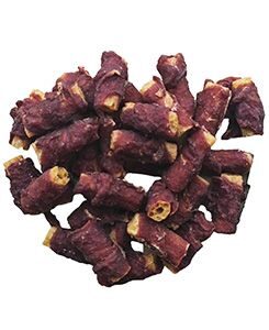 For Dogs and Cats Pochoutka Rýžová trubička s kachním masem 250g/30ks