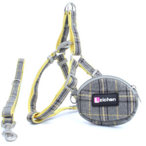 Vsepropejska Zandor postroj pro psa s vodítkem | 33 – 57 cm Barva: Žlutá, Obvod hrudníku: 33 – 49 cm