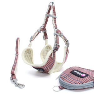 Zappi sportovní postroj s vodítkem | 32 – 53 cm Barva: Hnědá, Obvod hrudníku: 32 – 38 cm