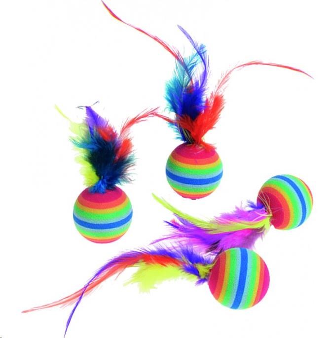 Flamingo Hr.FLAM duhovy micek s perim 4ks Flamingo Hr.FLAM duhovy micek s perim 4ks