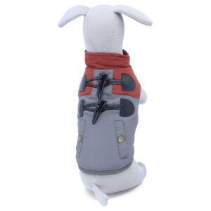 Vsepropejska Bingo zimní bunda pro psa Barva: Šedá, Délka zad (cm): 39, Obvod hrudníku: 52 – 55 cm