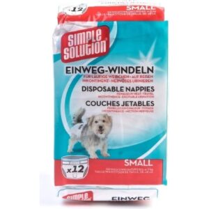 SimpS Plenkove kalhotky pro psy S 12ks