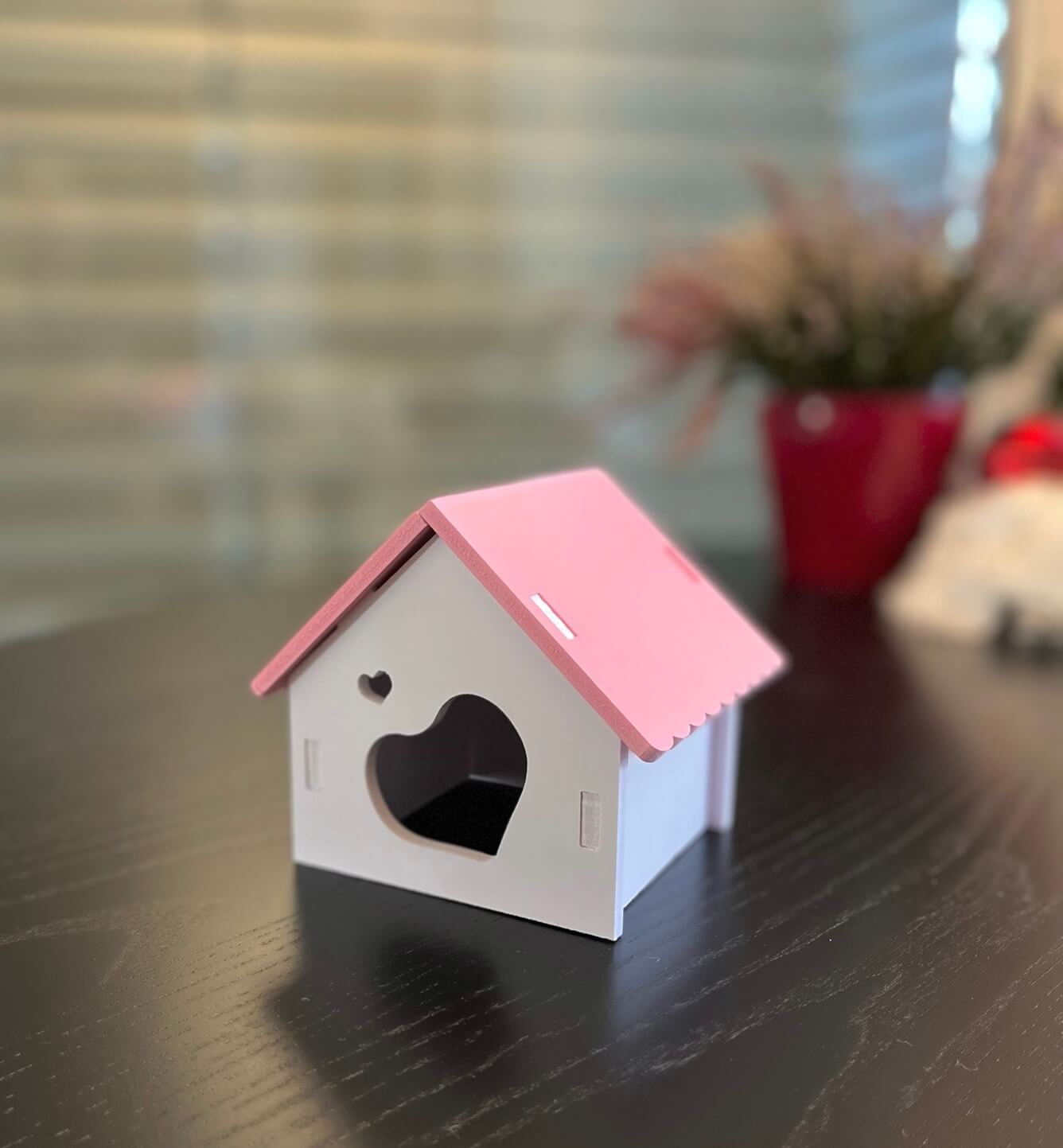 Balu domeček pro hlodavce se srdíčkem Barva: Růžová Balu domeček pro hlodavce se srdíčkem Barva: Růžová