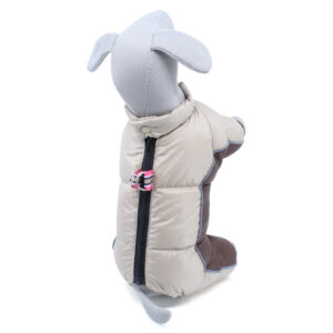 Vsepropejska Darila teplá kombinéza pro psa Barva: Hnědá, Délka zad (cm): 23, Obvod hrudníku: 34 – 38 cm