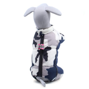 Vsepropejska Darila teplá kombinéza pro psa Barva: Černá, Délka zad (cm): 23, Obvod hrudníku: 34 – 38 cm