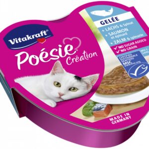 Vitakraft Cat Poésie jelly losos & špenát 85 g