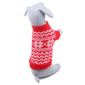 Vsepropejska Tanna svetr pro psa Barva: Červená, Délka zad (cm): 23, Obvod hrudníku: 30 – 34 cm