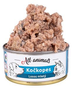 All Animals kočkopes Losos mletý 90g