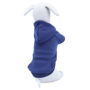 Vsepropejska Mitexi mikina s kapsou pro psa Barva: Modrá, Délka zad (cm): 36, Obvod hrudníku: 46 – 50 cm