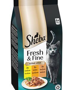 Mars Sheba kapsa Fresh&Fine mix kuře,krůta,kachna 6x50g