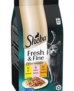 Mars Sheba kapsa Fresh&Fine mix kuře,losos,krůta 6x50g