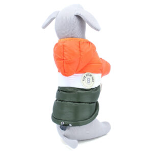 Vsepropejska Palaton prošívaná bunda pro psa s kapucí Barva: Zelená, Délka zad (cm): 22, Obvod hrudníku: 32 – 34 cm