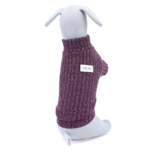 Vsepropejska Taima zateplený svetr pro psa Barva: Fialová, Délka zad (cm): 27, Obvod hrudníku: 32 – 36 cm