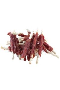 Profit WANT Dog poch. Dry Duck Wrap Rawhide Stick 100g