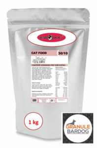Granule Bardog Prémiové krmivo pro kočky Cat Food 30/10 - 1 kg