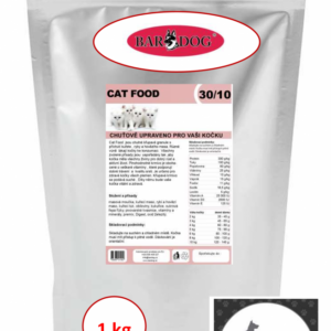 Granule Bardog Prémiové krmivo pro kočky Cat Food 30/10 – 1 kg