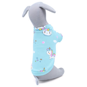 Vsepropejska Wapi hebká mikina pro psa Barva: Světle modrá, Délka zad (cm): 36, Obvod hrudníku: 44 – 48 cm