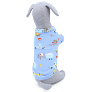 Vsepropejska Wapi hebká mikina pro psa Barva: Pastelová modrá, Délka zad (cm): 21, Obvod hrudníku: 28 – 30 cm