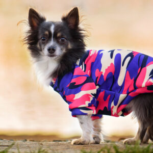 Vsepropejska Wapi hebká mikina pro psa Barva: Maskáčová, Délka zad (cm): 26, Obvod hrudníku: 32 – 36 cm