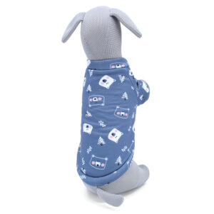 Vsepropejska Wapi hebká mikina pro psa Barva: Tmavě modrá, Délka zad (cm): 40, Obvod hrudníku: 48 – 52 cm