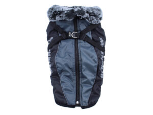Vsepropejska Mansi zimní bunda pro psa s postrojem Barva: Šedá, Délka zad (cm): 49 - 52, Obvod hrudníku: 52 - 65 cm