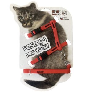 HUHUbamboo HUHU set postroj+voditko CAT, cerveny