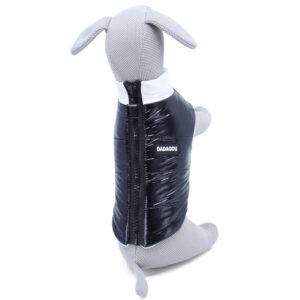 Vsepropejska Bello obleček pro psa na zip Barva: Černá, Délka zad (cm): 21, Obvod hrudníku: 32 – 36 cm