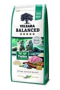 Vapasko, s.r.o. Velxara Balanced FM Dog Puppy&Junior Mon.Turk&Rice750g