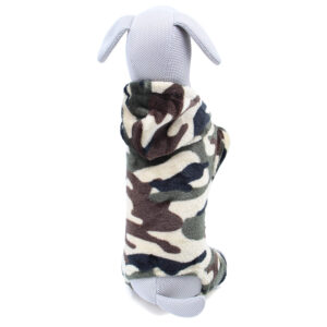 Vsepropejska Azmik fleecová kombinéza pro psa Barva: Zelená, Délka zad (cm): 40, Obvod hrudníku: 46 – 50 cm