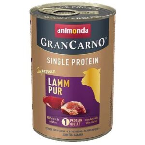 Animonda GRANCARNO Single Protein 400 g čisté jehněčí, konzerva pro psy