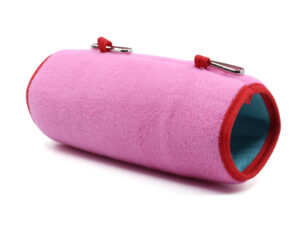 Vsepropejska Abík plyšový tunel pro hlodavce Barva: Růžová