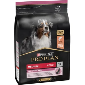 Purina Pro Plan Dog Adult Medium Sensitive Skin losos 3kg