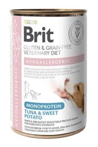 VAFO Brit Veterinární diety Praha s.r.o. Brit VD Dog GF konz Mono Protein Hypoall. Tuna 400g