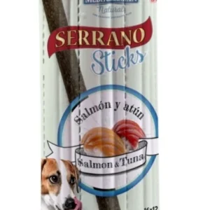 Serrano Dog Sticks Salmon & Tuna, tyčinka 16 x 12 g