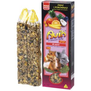 AVIK tyčinka pro hlodavce s ovocem, 2ks