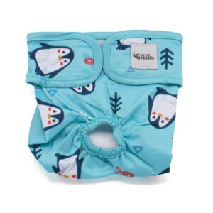 Dusty hárací kalhotky pro psa – vsepropejska.cz Barva: Tučňáci, Obvod slabin (cm): 48 – 86