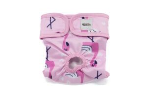 Dusty hárací kalhotky pro psa - vsepropejska.cz Barva: Plameňáci, Obvod slabin (cm): 38 - 64