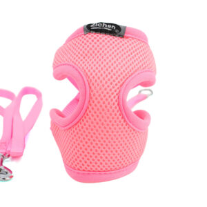 Vsepropejska Fuksa postroj pro psa s vodítkem Barva: Růžová, Obvod hrudníku: 26 – 50 cm