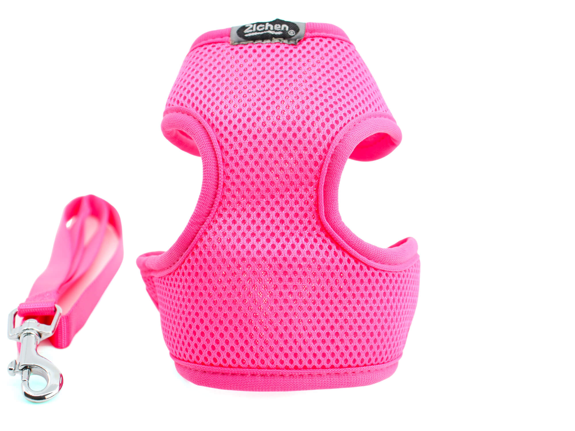 Vsepropejska Fuksa postroj pro psa s vodítkem Barva: Tmavě růžová, Obvod hrudníku: 26 - 50 cm Vsepropejska Fuksa postroj pro psa s vodítkem Barva: Tmavě růžová, Obvod hrudníku: 26 - 50 cm