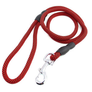 Nylonové vodítko pro psa | 128 cm Barva: Červená, Šířka vodítka: 1 cm