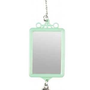 Flamingo Hračka zrcátko se zvonkem pro papoušky