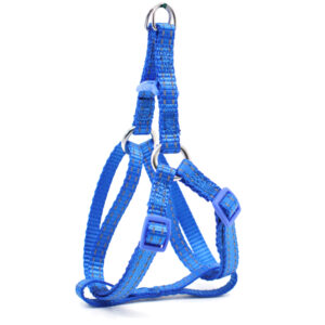 Vsepropejska Habel reflexní postroj pro psa s vodítkem Barva: Modrá, Obvod hrudníku: 40 – 57 cm