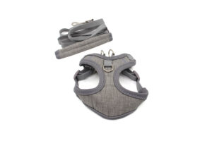 Vsepropejska Havi postroj pro psa s vodítkem Barva: Šedá, Obvod hrudníku: 43 - 53 cm