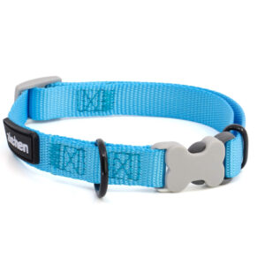 Vsepropejska Nimi obojek pro psa | 23 – 63 cm Barva: Modrá, Obvod krku: 29 – 43 cm, Šířka: 1,5 cm