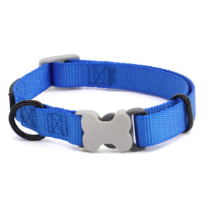 Vsepropejska Nimi obojek pro psa | 23 – 63 cm Barva: Tmavě modrá, Obvod krku: 29 – 43 cm, Šířka: 1,5 cm