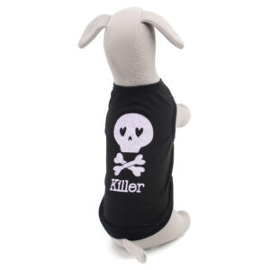 Vsepropejska Buri letní tričko pro psa Barva: Černá, Délka zad (cm): 19, Obvod hrudníku: 26 – 30 cm