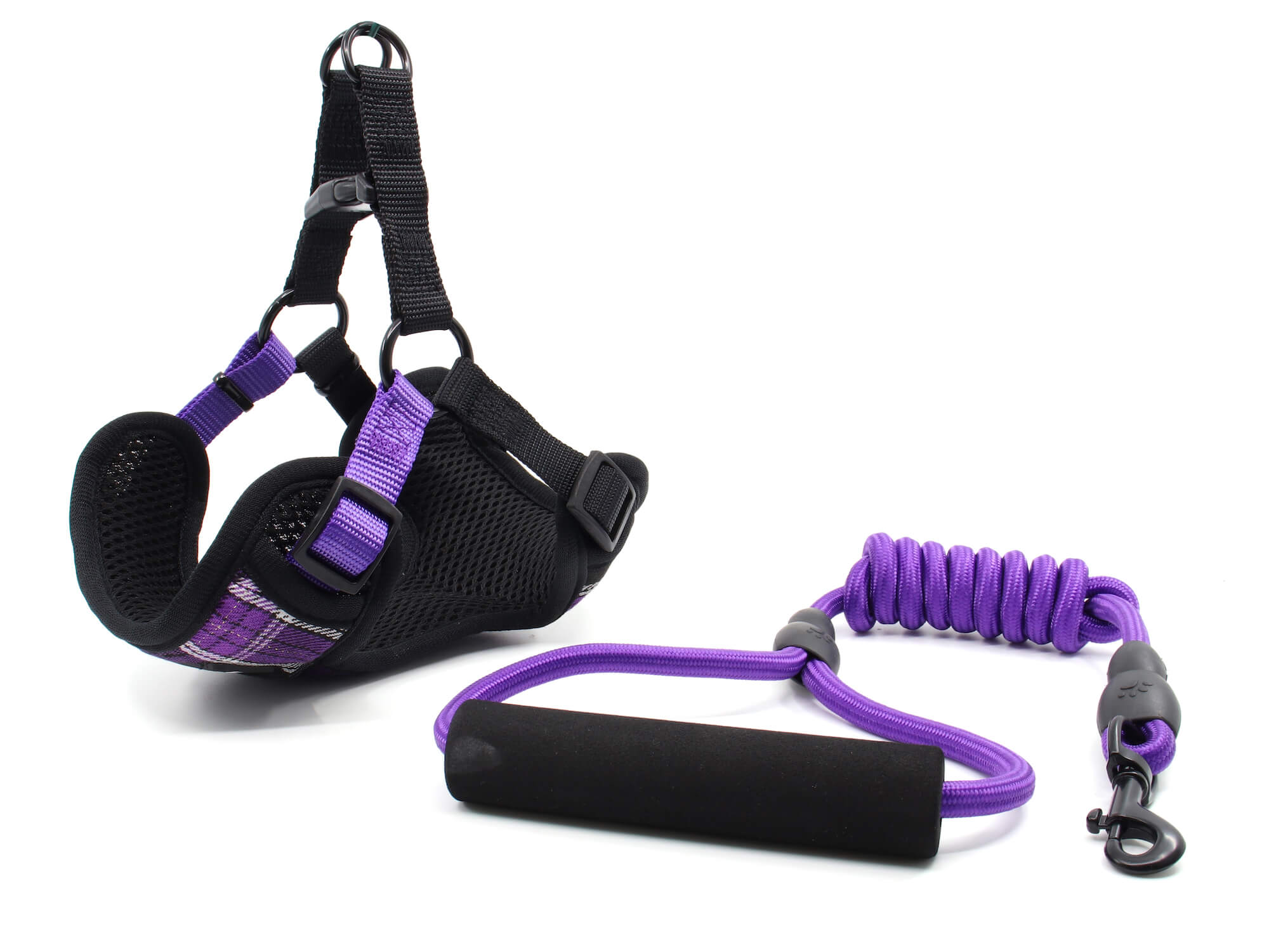 Vsepropejska Cruel postroj pro psa s vodítkem | 31 – 55 cm Barva: Fialová, Obvod hrudníku: 37 - 55 cm Vsepropejska Cruel postroj pro psa s vodítkem | 31 – 55 cm Barva: Fialová, Obvod hrudníku: 37 - 55 cm