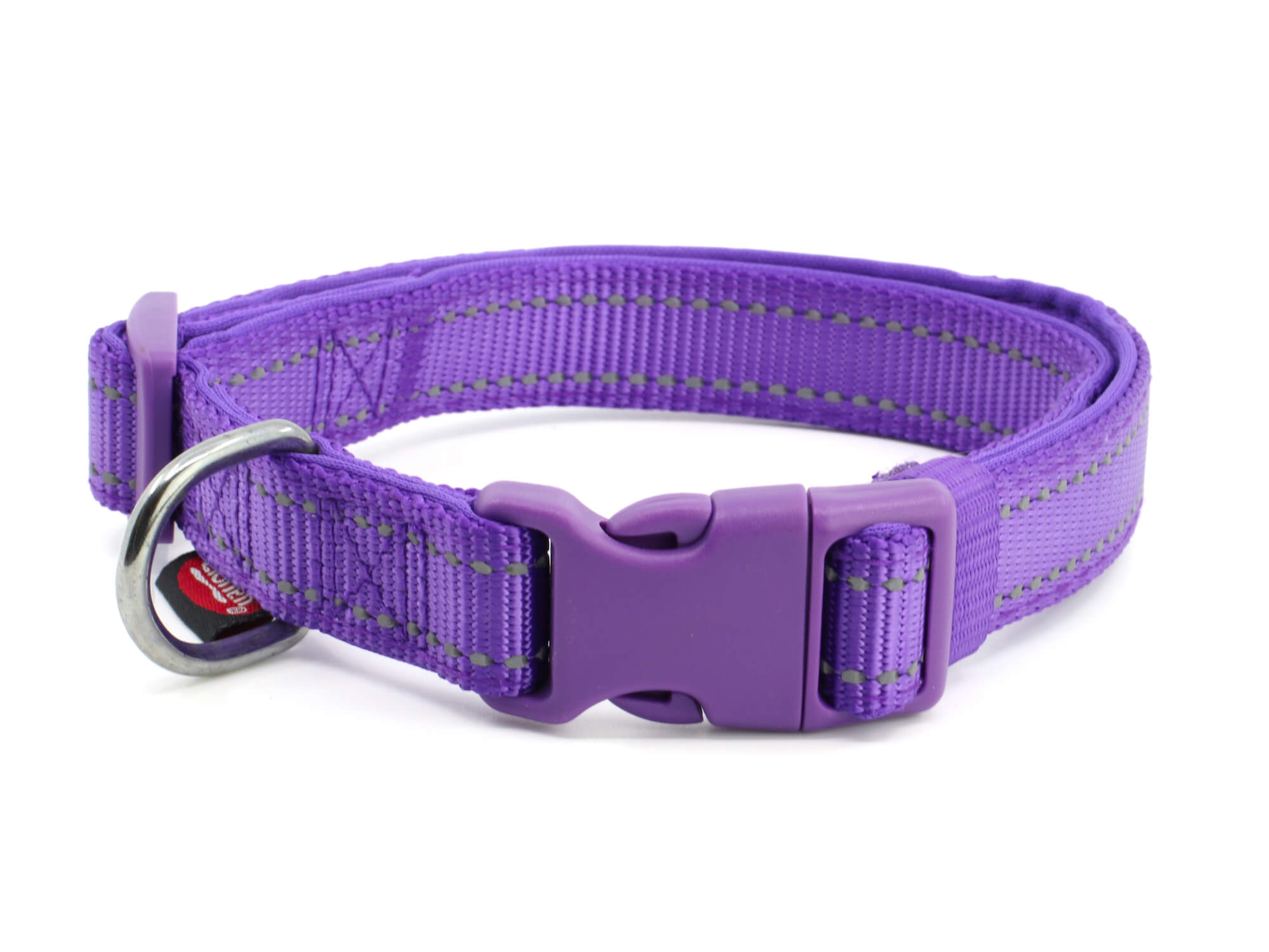 Vsepropejska Blanka obojek s podšívkou pro psa | 21 - 54 cm Barva: Fialová, Obvod krku: 30 - 54 cm, Šířka: 2,5 cm Vsepropejska Blanka obojek s podšívkou pro psa | 21 - 54 cm Barva: Fialová, Obvod krku: 30 - 54 cm, Šířka: 2,5 cm